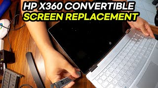 HP X360 Convertible 14 Screen Replacement [upl. by Dronski]