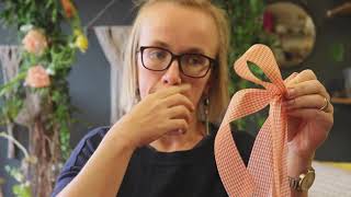 How to make a Floristry Bow [upl. by Charin]