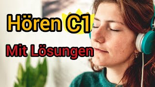 Hörenverstehen C1 Modelltest Hören C1 [upl. by Henni]