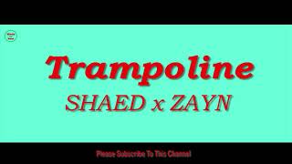 SHAED x ZAYN  Trampoline 1 Hour [upl. by Auqinom401]