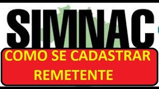 Cadastro Remetentes  Passo a passo para credenciamento para empresas Remetentes PIN SIMNAC SUFRAMA [upl. by Jephthah928]