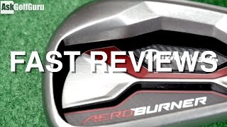 TaylorMade Aero Burner Irons Fast Review [upl. by Sinnel]