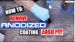 How To Remove Anodize FAST AND EASY [upl. by Gilberto]