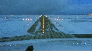 Winter Landing in Keflavik Iceland [upl. by Ric510]