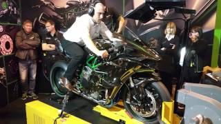 Kawasaki H2R 326BHP Power Run 4K [upl. by Airamana]