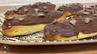 Chocolate ECLAIRS Recipe  How to Make Classic Eclairs  Easy and Delicious Eclairs [upl. by Britteny147]