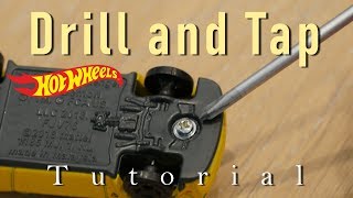 How to drill and tap  unrivet Hot wheels Matchbox diecast   very easy and fast [upl. by Aicsila]