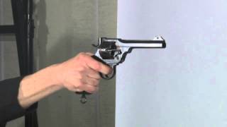 Firearm Demonstration Webley Revolver [upl. by Bilat]