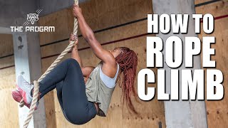 Rope Climb exercise progressions for CrossFit [upl. by Emiolhs]