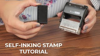 How to ReInk SelfInking Stamps [upl. by Monika]