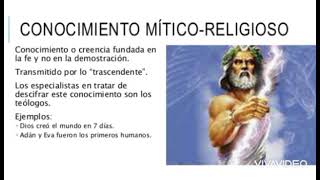 conocimiento MÍTICORELIGIOSO [upl. by Ayanet294]