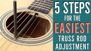 5 Steps for the EASIEST TRUSS ROD Adjustment [upl. by Joachim]