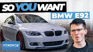 So You Want A BMW E92 [upl. by Luigino]