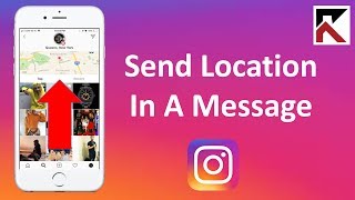 How To Send A Location As A Message Instagram [upl. by Ednalrim]