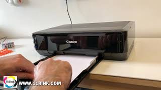 How to insert your Paper in a Canon iP7250 Printer [upl. by Taddeusz]