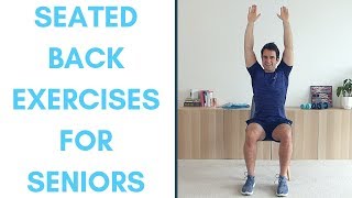 Gentle Stretches for Senior Back Pain Relief [upl. by Ecidnacal825]