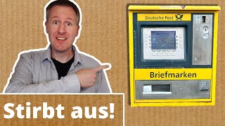 BriefmarkenAutomaten der Deutsche Post verschwinden [upl. by Ellerrehs423]