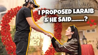 I Proposed Laraib and He Said  ZARAIB  Laraib Khalid  Zarnab Fatima [upl. by Anivek193]