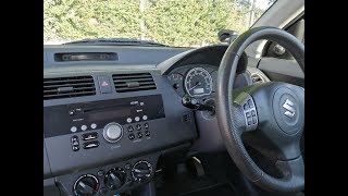 Suzuki Swift 2004 to 2010 how to remove factory radio [upl. by Flanders453]