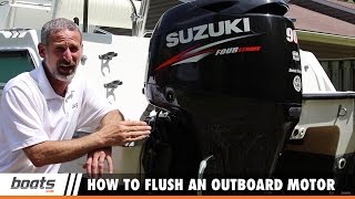 How to Flush an Outboard Motor [upl. by Lawrence204]