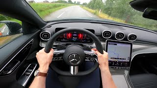 2022 Mercedes C Class 204hp  POV Test Drive [upl. by Koralle]