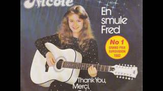 Eurovision 1982  Germany  Nicole  En Smule Fred Danish [upl. by Navy]