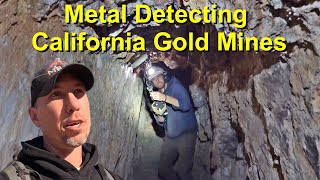 Metal Detecting amp Exploring California Gold Mines [upl. by Eerized791]