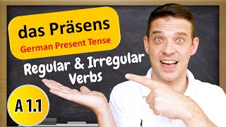 German Tenses  The German Present Tense Explained  A1 Beginner [upl. by Disharoon]