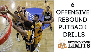 6 Offensive Rebound Putback Drills  Putback Layup [upl. by Nevar764]