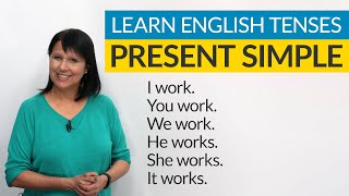 Learn English Tenses PRESENT SIMPLE [upl. by Dieter]