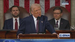 President Trump Addresses Joint Session of Congress [upl. by Nappy]