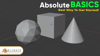 ABSOLUTE Beginner Basics Blender For Noobs [upl. by Ahsiakal]