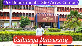 Gulbarga University Kalaburagi  Full Campus  Estb 1980  Sid Vlogs [upl. by Cira]