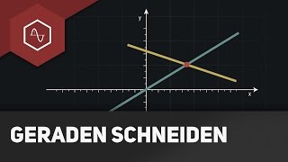 Geraden schneiden – Lineare Funktionen [upl. by Loggia]