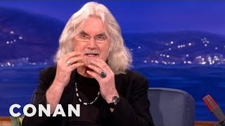 Billy Connolly Smoked A Bible  CONAN on TBS [upl. by Simmie]