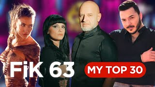 My Top 30  Festivali i Këngës 63 🇦🇱 [upl. by Alyakcm]