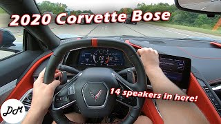 2020 Chevrolet Corvette C8 – Bose 14speaker Soundsystem Review [upl. by Eidassac]