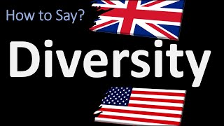 How to Pronounce Diversity 2 WAYS UKBritish Vs USAmerican English Pronunciation [upl. by Dlopoel]