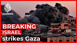 Hamas retaliates after Israel attack destroys Gaza residential tower [upl. by Map72]