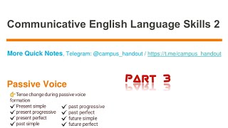 Communicative English Language Skills 2 Chapter 1 Part 3 [upl. by Claudy]