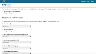 CA EDD  Filing For Unemployment Claim  Step By Step Guide [upl. by Carolann]