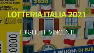 Lotteria Italia tutti i biglietti vincenti primo premio vinto a Pesaro [upl. by Asiruam655]