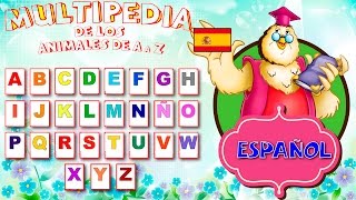 Abecedario Español Completo con Animales  Complete Alphabet in Spanish [upl. by Deeanne163]