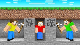 2 HUNTERS vs SPEEDRUNNER Challenge Minecraft [upl. by Nehemiah]