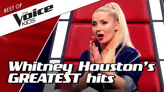 TOP 10  BEAUTIFUL Whitney Houston COVERS in The Voice Kids [upl. by Ralf]