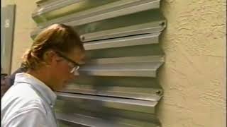 Atrium Shutters Inc  Hurricane Shutter Installation Instructions [upl. by Adnuhser522]