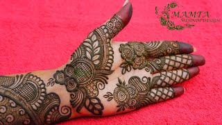 Beautiful Style Mehndi Design 2021  Simple Arabic Mehndi Design  Front Hand [upl. by Marcoux]