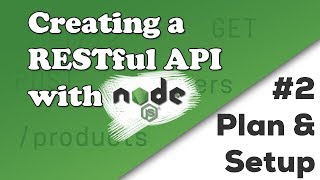 Planning amp First Steps  Creating a REST API with Nodejs [upl. by Enitsed]