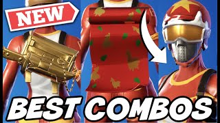 BEST COMBOS FOR CHINA MOGUL MASTER SKIN 2021 UPDATED  Fortnite [upl. by Yrolam921]