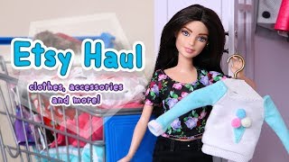 Barbie Etsy Haul Clothes Accessories amp More 1 [upl. by Joellyn]